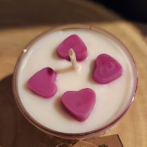 bougie st valentin coeur