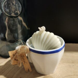 bougie tasse ancienne